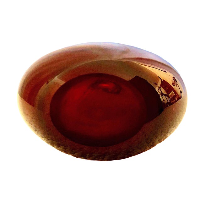 Glass Mid 20th Century Mid-Century Modern Swedish Art Glass Decanter by Orrefors For Sale - Image 7 of 8