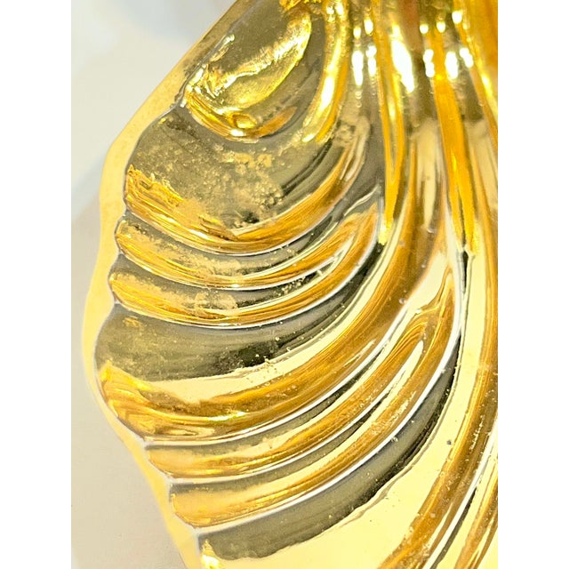 Pair of Vintage Brass Swan & Shell Soap Dishes in the Style of Sherle Wagner For Sale - Image 15 of 17