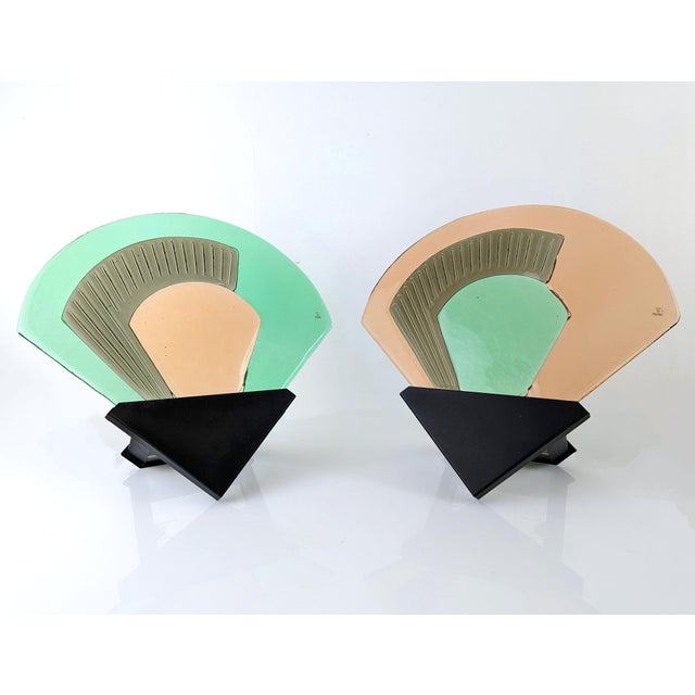 Vintage Italian Wall Lights, 1980s, Set of 2 For Sale - Image 10 of 10