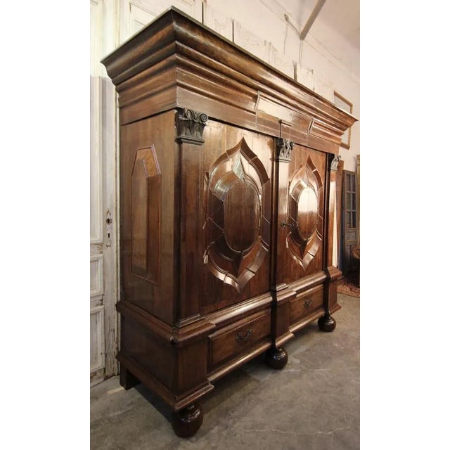 Baroque Hamburg Schapp Cabinet, 18th Century For Sale - Image 3 of 18