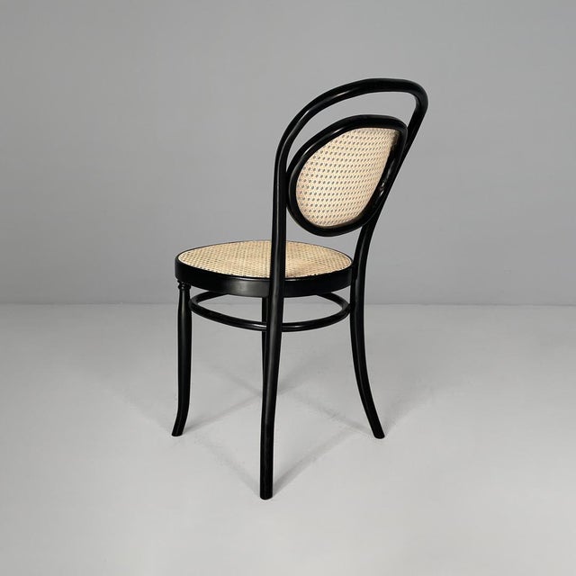 1930s Italian Chairs in Straw and Wood for Sautto and Liberale, 1930s, Set of 6 For Sale - Image 5 of 14