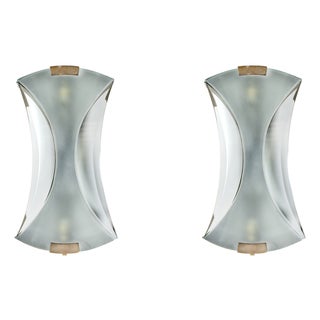 Model 2225 Wall Lights by Max Ingrand for Fontana Arte, 1960s, Set of 2 For Sale
