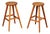Thomas Moser Pair Of Cherry Splay Leg Counter Stools For Sale