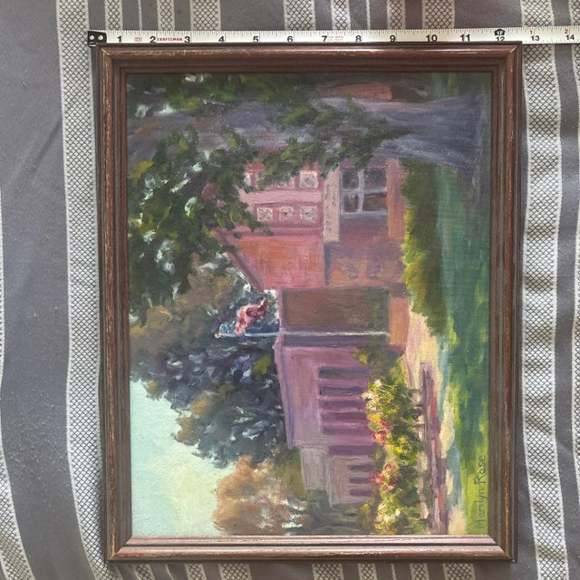 Paint Marilyn Rose - “McKinley Library” For Sale - Image 7 of 8
