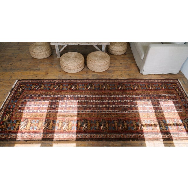 Mid-19th Century N.W. Persian Runner Carpet ( 3'6" x 11'8" - 107 x 356 ) For Sale - Image 10 of 12