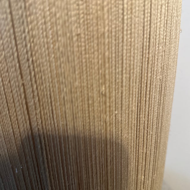 Tan Contemporary Small Pendant Attributed to Everly Palecek For Sale - Image 8 of 9