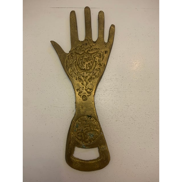 Large Brass Bottle Opener, 1950s For Sale - Image 10 of 10