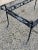 Mid 20th Century Vintage Salterini Style Art Nouveau Wrought Iron Garden Seating & Table, 4 Pieces, Attributed For Sale - Image 15 of 17