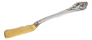 Silver Butter Knife with Gold Blade
