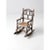Early 20th Century Antique Adirondack Painted Twig Children's Rocking Chair For Sale - Image 5 of 10