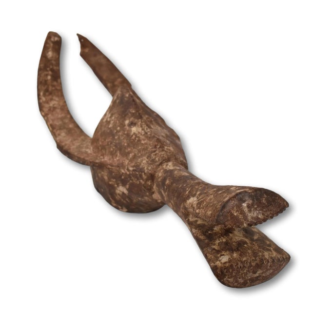 Early 20th Century Bwa Zoomorphic Mask with Horns Burkina Faso For Sale - Image 4 of 6