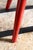 Red Handmade Red "Keyhole Chair" in the Style of William Fetner For Sale - Image 8 of 9