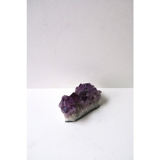 Gemstone Amethyst Purple Decorative Object Paperweight For Sale - Image 7 of 8