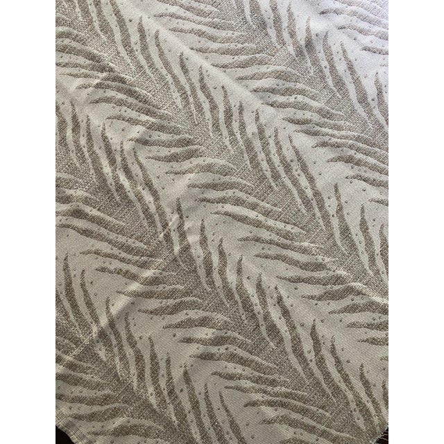 Schumacher .75 Yard of Schumacher's Creeping Fern Fabric in Dune For Sale - Image 4 of 4