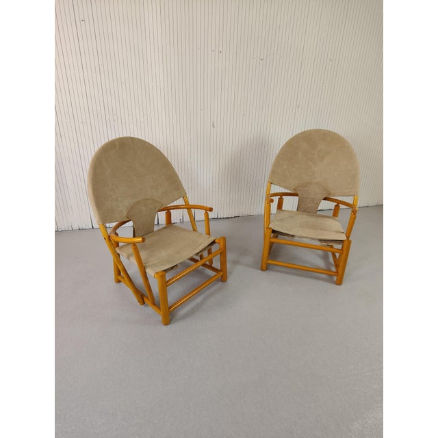 G23 Hoop Armchair by P. Palange and W. Toffoloni for Germa, 1972 For Sale - Image 4 of 7