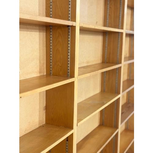 Large Vintage Shelving Unit in Pine, 1960s For Sale - Image 15 of 18
