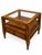Vintage 1980s Lexington Traditional Wood and Glass End Table With Drawer For Sale In Las Vegas - Image 6 of 9