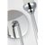 2020s Amber Lewis for Visual Comfort Signature Ingela 24" Single Sconce in Polished Nickel with Silk Pleat Shade For Sale - Image 5 of 8