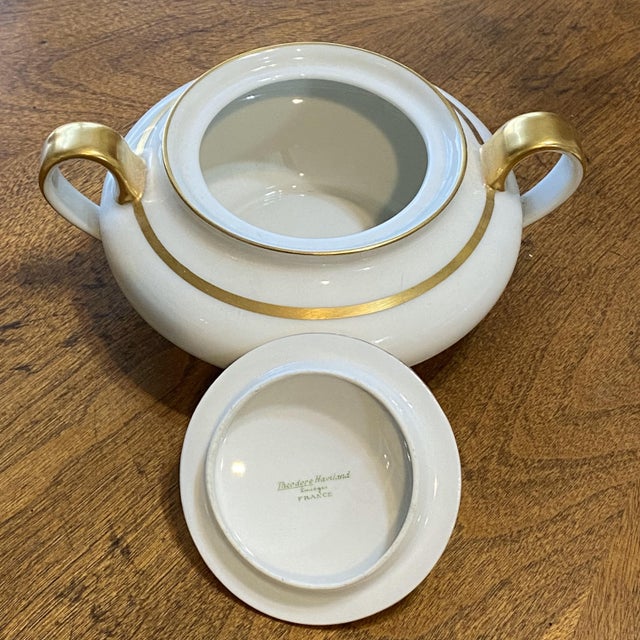 Antique Limoges Haviland Sugar Bowl and Creamer Set For Sale In Austin - Image 6 of 6