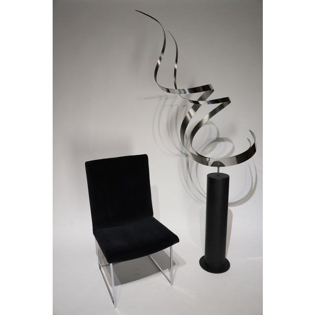 Modern Large Curtis Jere Swirl Floor Sculpture For Sale - Image 3 of 18