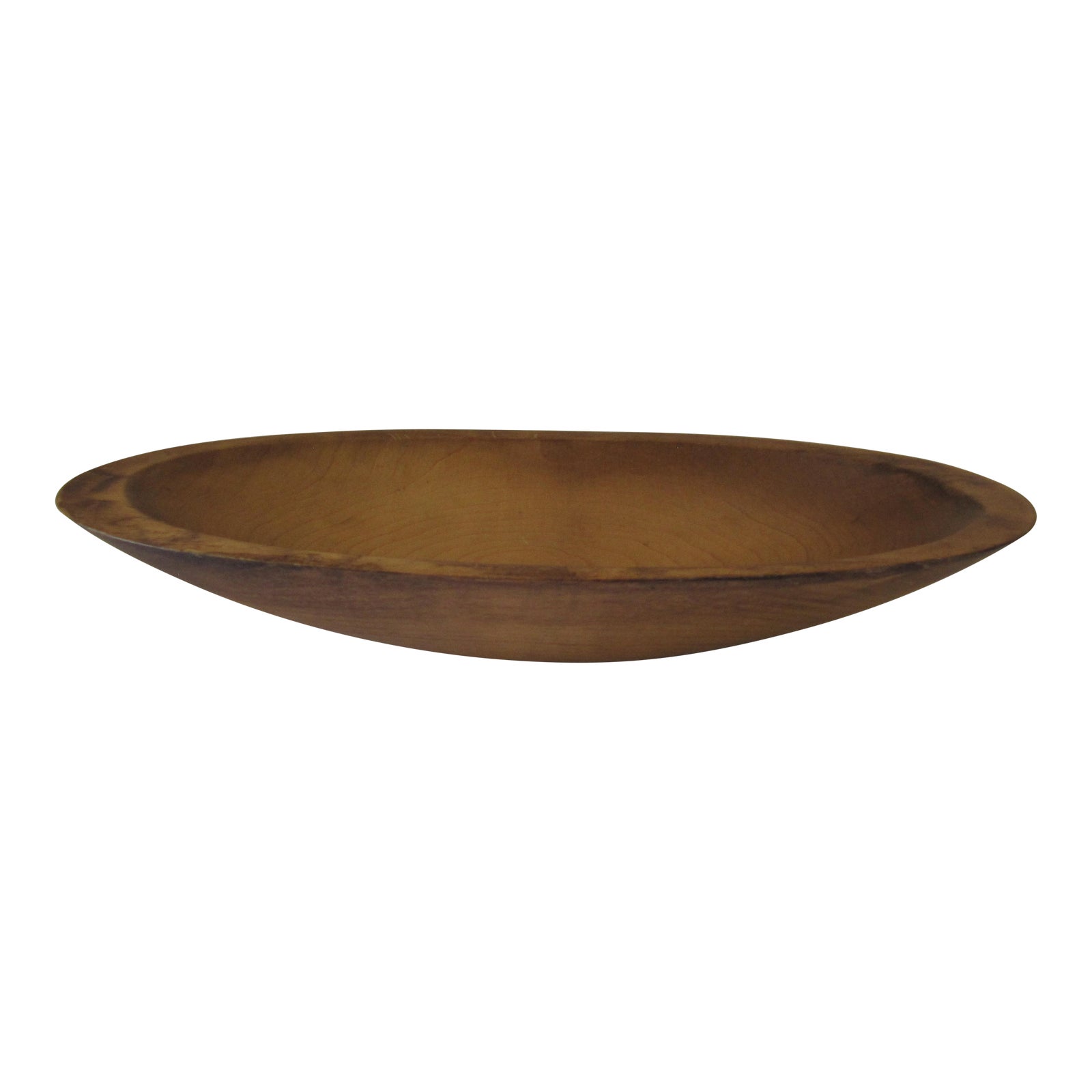 Vintage Mid Century Oval Wood Bowl Chairish