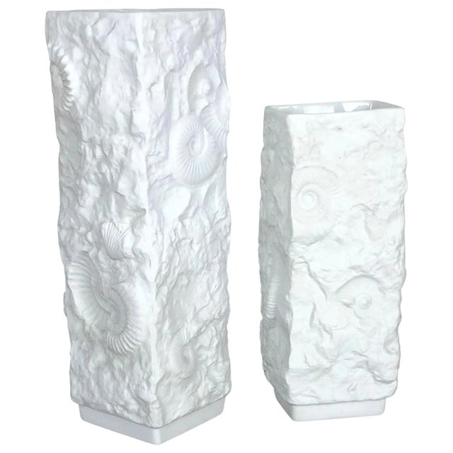 Op Art Biscuit Porcelain Vase from AK Kaiser, Germany, 1970s, Set of 2 For Sale - Image 17 of 17