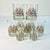 1960s Mid-Century Nautical Coastal Libbey Tall Mast Lowball Whiskey & Shot Glasses - Set of 9. For Sale - Image 6 of 8