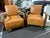 Art Deco Bridge Chairs with Moustache Detail, 1940s, Set of 2 For Sale - Image 6 of 6