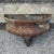 Late 20th Century Neoclassical Cast Iron Half Round Wall Fountain Bowl Lavabo Garden Planter Pot For Sale - Image 13 of 13