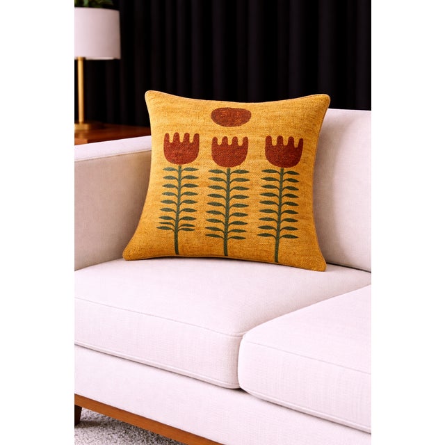 Exquisite Luxury Arts & Crafts Sofa Cushions / Pillows For Sale - Image 4 of 5