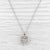 0.44ctw Ruby Diamond Halo Heart Pendant Necklace 18k White Rose Gold 18" For Sale - Image 4 of 5