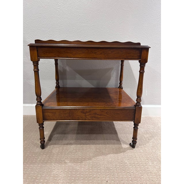 Southwood & Co. Late 20th Century Southampton Wood Side Table / Server For Sale - Image 4 of 9
