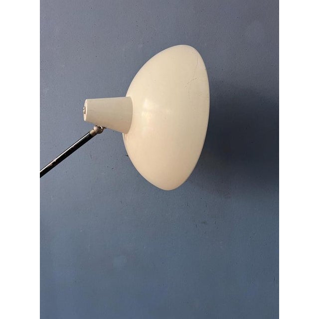 Vintage Anvia Floor Lamp in White by J.J.M. Hoogervorst For Sale - Image 12 of 13
