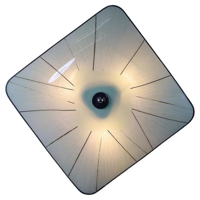 Mid-Century Brussels World Expo Wall Light in Glass, 1958 For Sale - Image 10 of 10