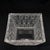Glass Tiffany & Co. Woven Basket Weave Square Crystal 4” Dish / Trinket (New Without Box) Vintage 1990s For Sale - Image 7 of 17