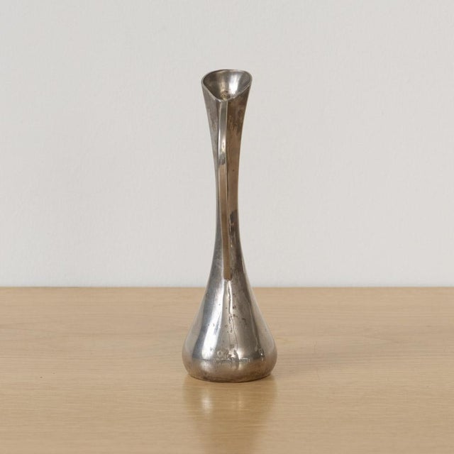 1930s French Sculptural Bud Vase For Sale - Image 4 of 11