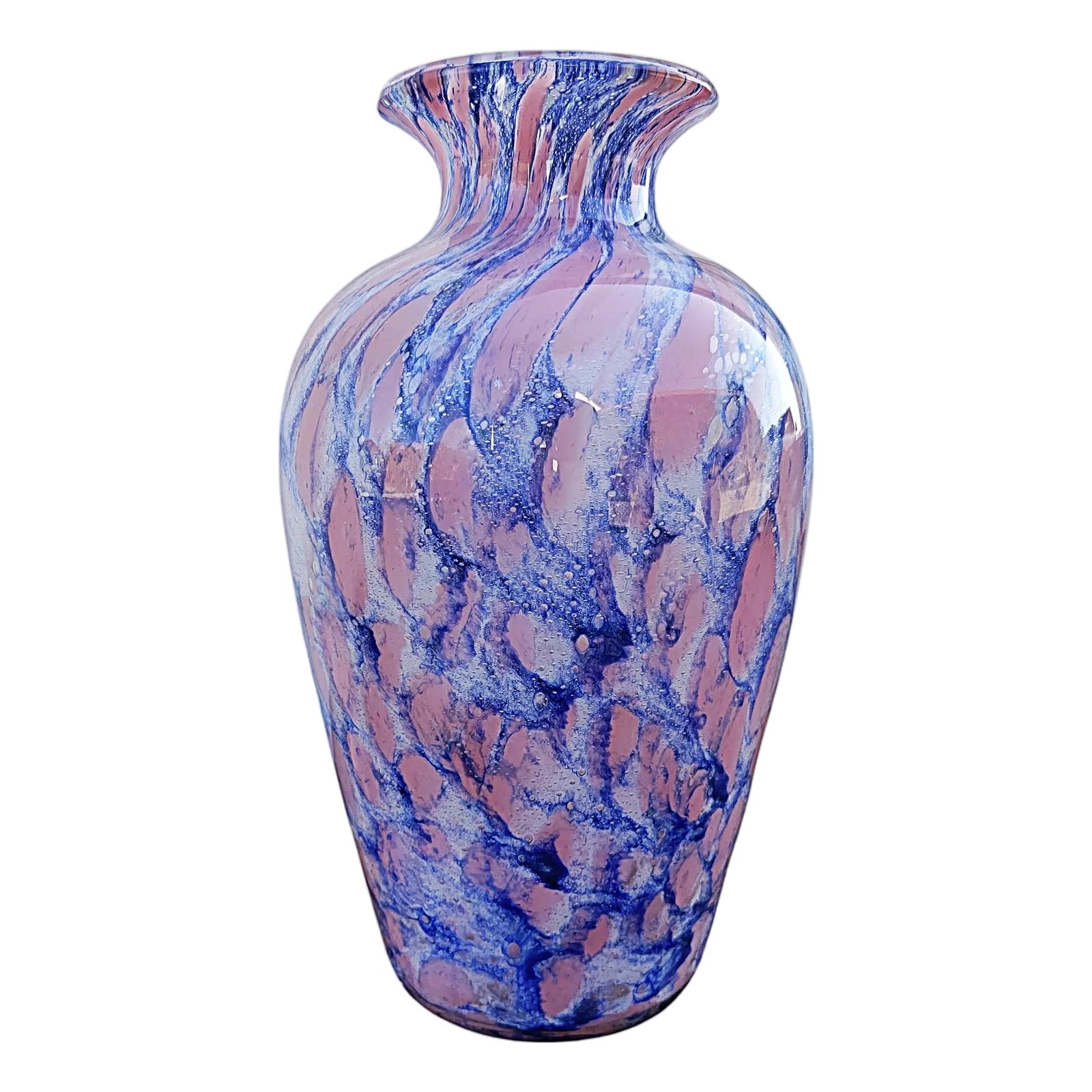 Purple Glass Vase from the La Rochère, 1960s | Chairish