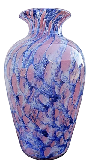 Purple Glass Vase from the La Rochère, 1960s