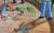Folk Art 1950s Large Roosters- Oil Painting Work of Haitian Naive, Signed Bien-Sylvain For Sale - Image 3 of 3
