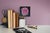 Pink Rose by Robin Hextrum | Oil on panel Pink rose flower against a dark background. For Sale - Image 4 of 4
