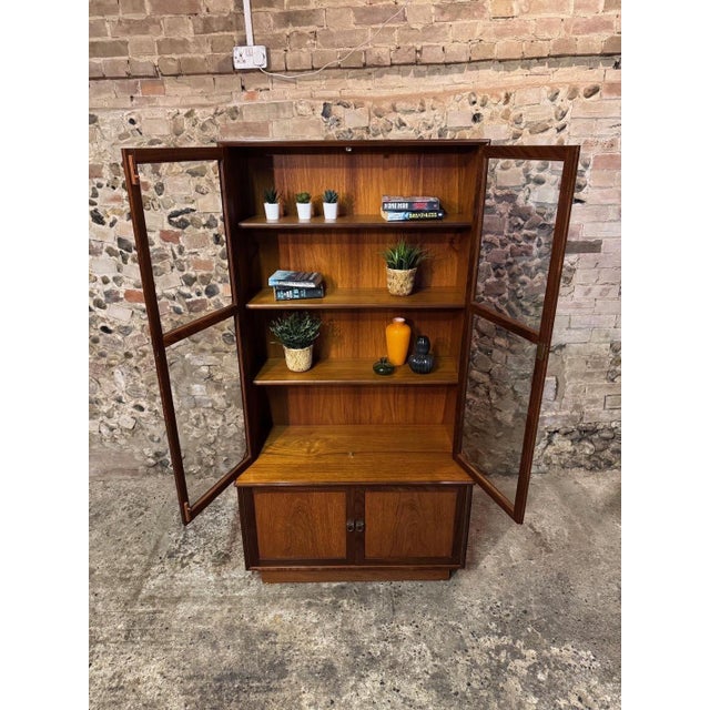 Mid-Century Teak & Glazed Bookcase from Turnidge, 1960s For Sale - Image 12 of 18