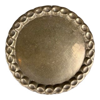 Mid-20th Century Swedish Brass Tray For Sale