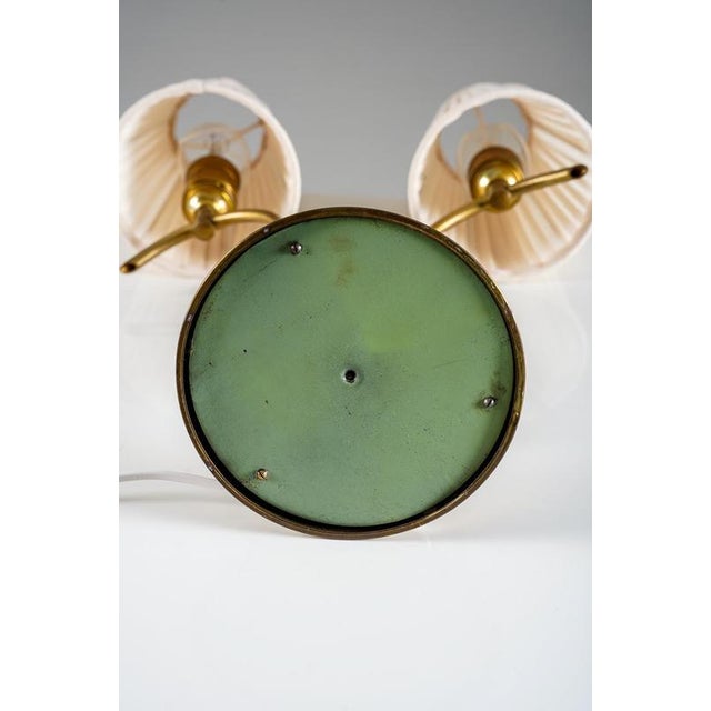 Swedish Modern Brass Table Lamp, 1940s For Sale - Image 11 of 14