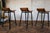 Mid-Century Modern Set of Three Mid-Century Modern Oak & Steel Bar Stools, 1960s For Sale - Image 3 of 18