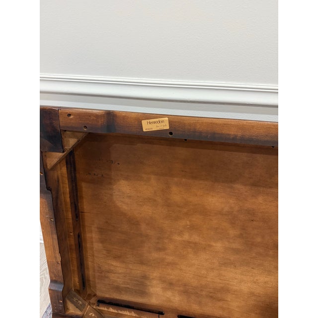 Henredon Vintage Ming Style Hollywood Regency Chinoiserie Mahogany Coffee Table For Sale - Image 11 of 12