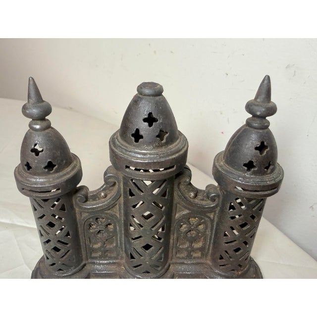 Rare Antique 19th Century Church Towers Eddy & Stephens Company Still Coin Bank For Sale - Image 12 of 13