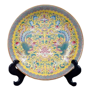 Chinese Porcelain Double Fenghuangs Bowl