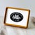 American Texas Galveston Historical Foundation Ship Elissa Vintage Travel Patch Wood Framed For Sale - Image 3 of 4