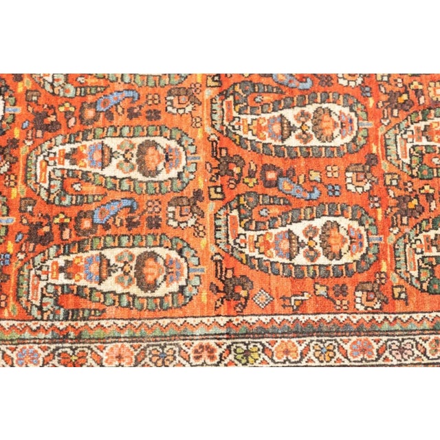 Antique Farahan Sarouk 4'4'' x 6'5'' For Sale - Image 12 of 12