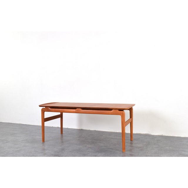 Wood Teak Model 640 Coffee Table by Peter Hvidt & Orla Mølgaard-Nielsen for France & Søn, 1950s For Sale - Image 7 of 13